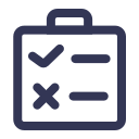 鑫时带科技服务流程图标